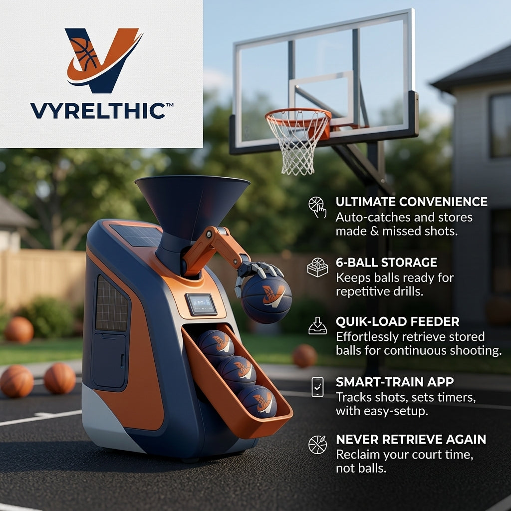 VYRELTHIC™ Autonomous Basketball Training Companion